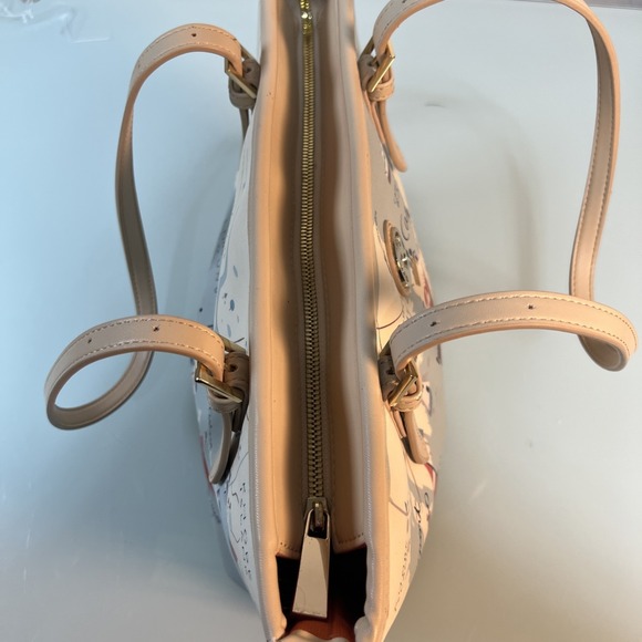 Spartina 449 Map Print Tote Cape Cod Long Island Coastal Nautical Purse - Picture 13 of 16